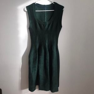 Alaia Emerald Velvet Dress